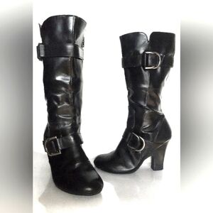 American Eagle biker style boots, low heel, size 8 (39)